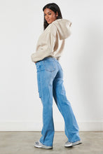 Load image into Gallery viewer, Distressed Wide Leg Jeans