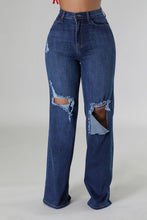 Load image into Gallery viewer, Jade Wide Leg Jean in Dark Denim