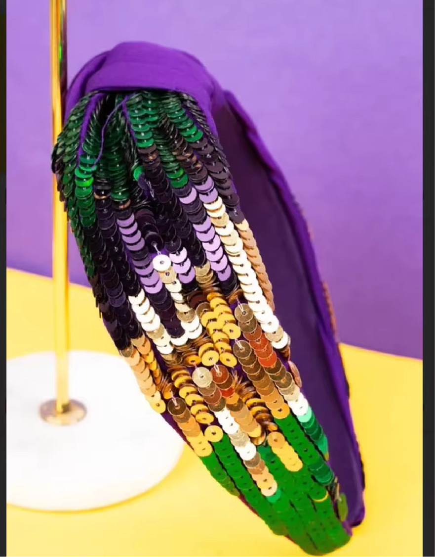 Mardi Gras Headband