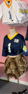 Navy SU Crop Jersey