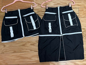 Cargo Skirt with detachable zipper ￼