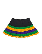 Load image into Gallery viewer, Youth Black Mardi Gras Skort