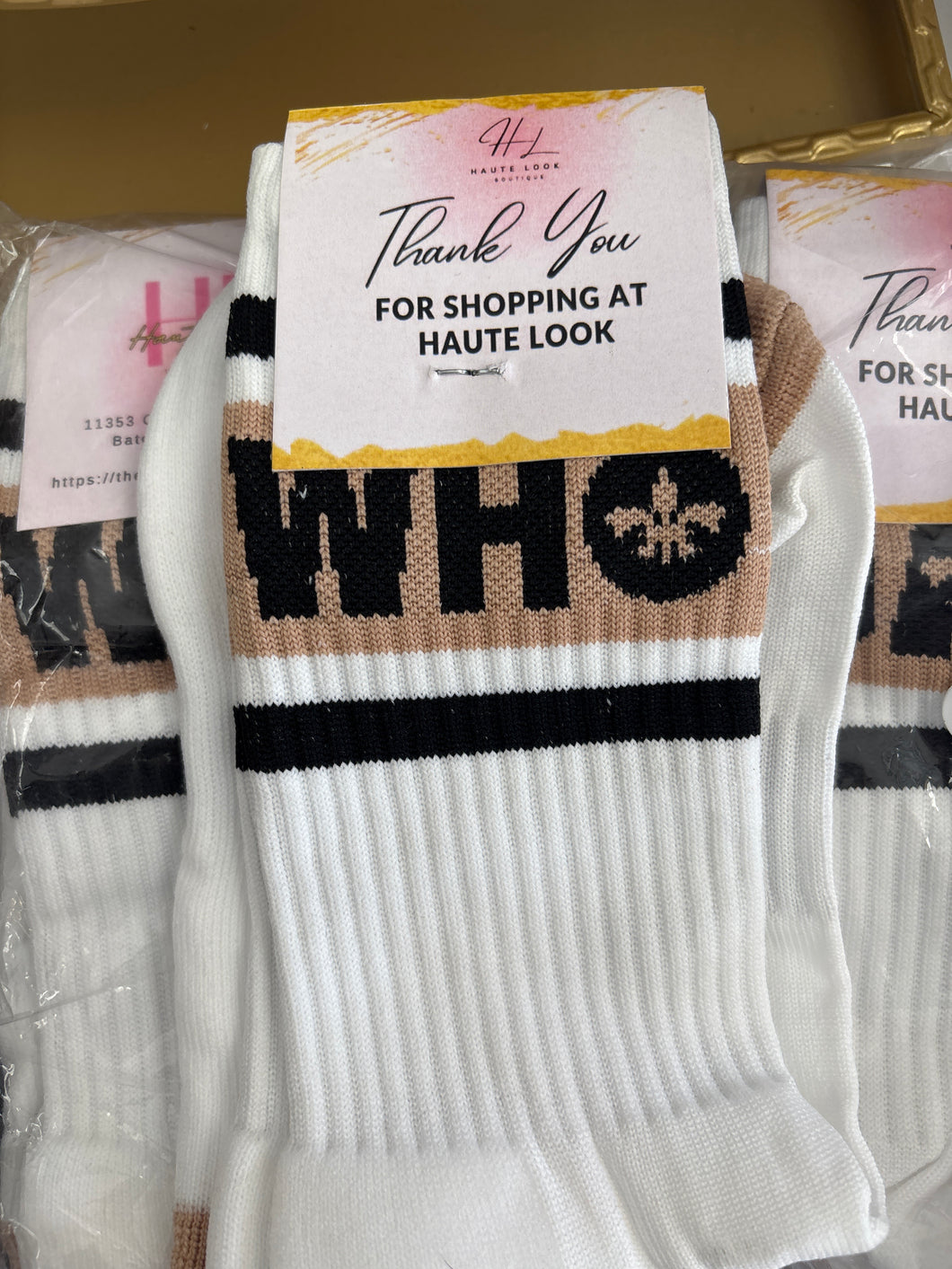 Who Dat Socks