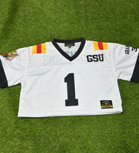 Load image into Gallery viewer, GSU Crop White Jersey