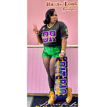 Load image into Gallery viewer, Black BATON ROUGE x DAT RAQ Crop Jersey