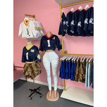 Load image into Gallery viewer, Navy SU Crop Jersey