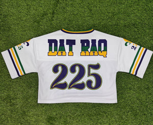 Preorder Crop White Mardi Gras Jersey