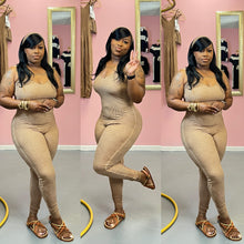 Load image into Gallery viewer, Faded Jumpsuit with headband