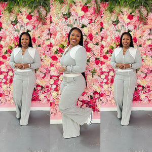 Wide Leg Pant Set