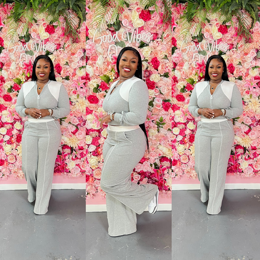 Wide Leg Pant Set