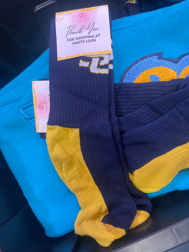 Navy SU Socks