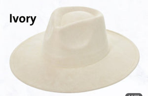 Suede Fedora Hat