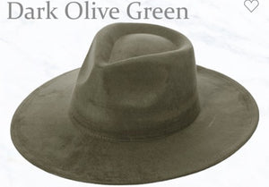 Suede Fedora Hat