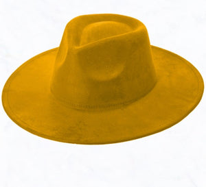 Suede Fedora Hat