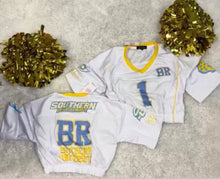 Load image into Gallery viewer, White SU crop jersey