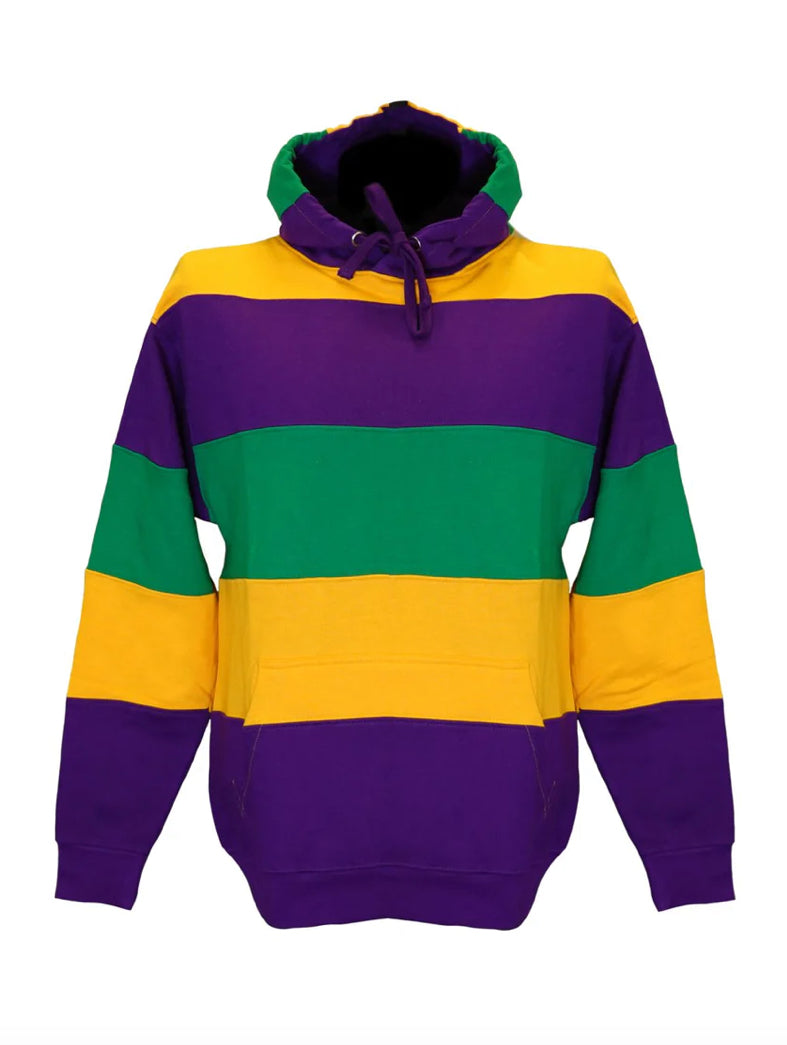 Green Yellow and Purple Hoodie