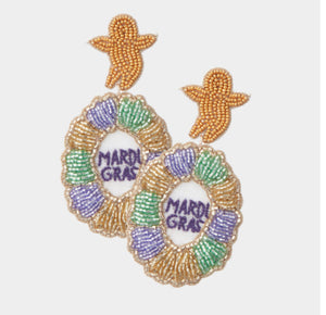 King Cake Earrings