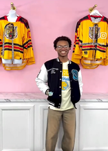 Load image into Gallery viewer, SUBR Black &amp; White Varsity Jacket