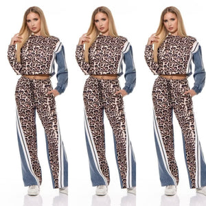 Leopard & Denim 2 piece