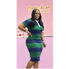 Load image into Gallery viewer, Polo Style Knit Dress