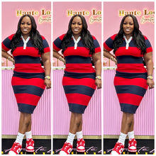Load image into Gallery viewer, Polo Style Knit Dress