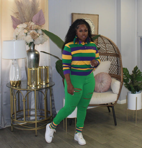Mardi Gras Socks for Adults